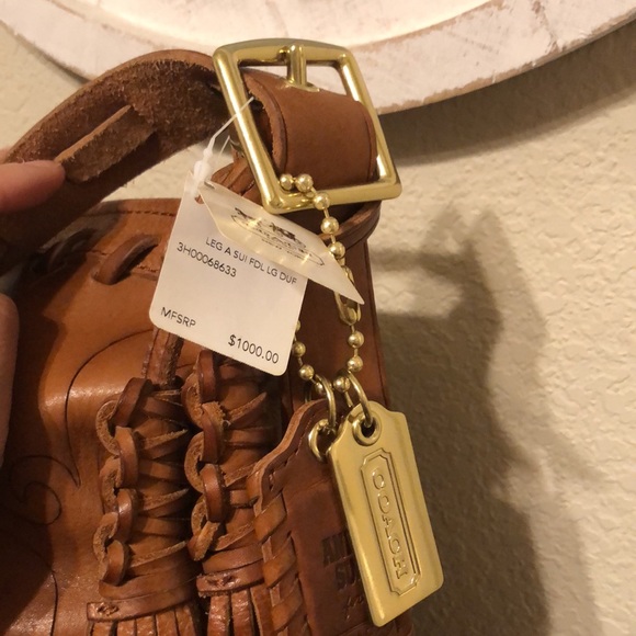 Anna Sui x Coach Fleur de Lis Duffel Sac LE Bag - Picture 5 of 14